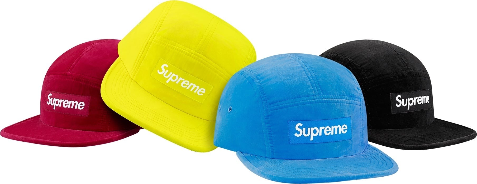 Neon Velour Camp Cap